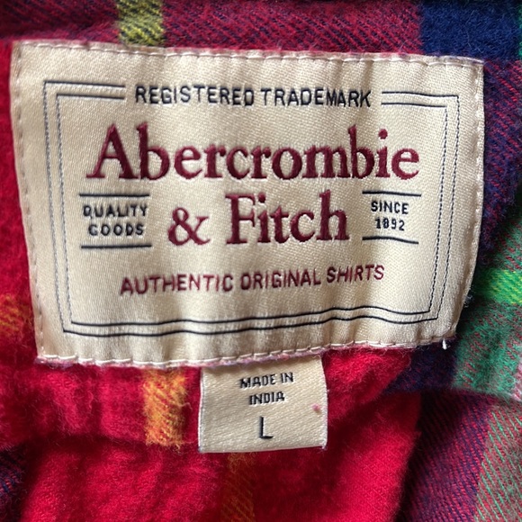 Abercrombie & Fitch “muscle” flannel shirt - Picture 5 of 5